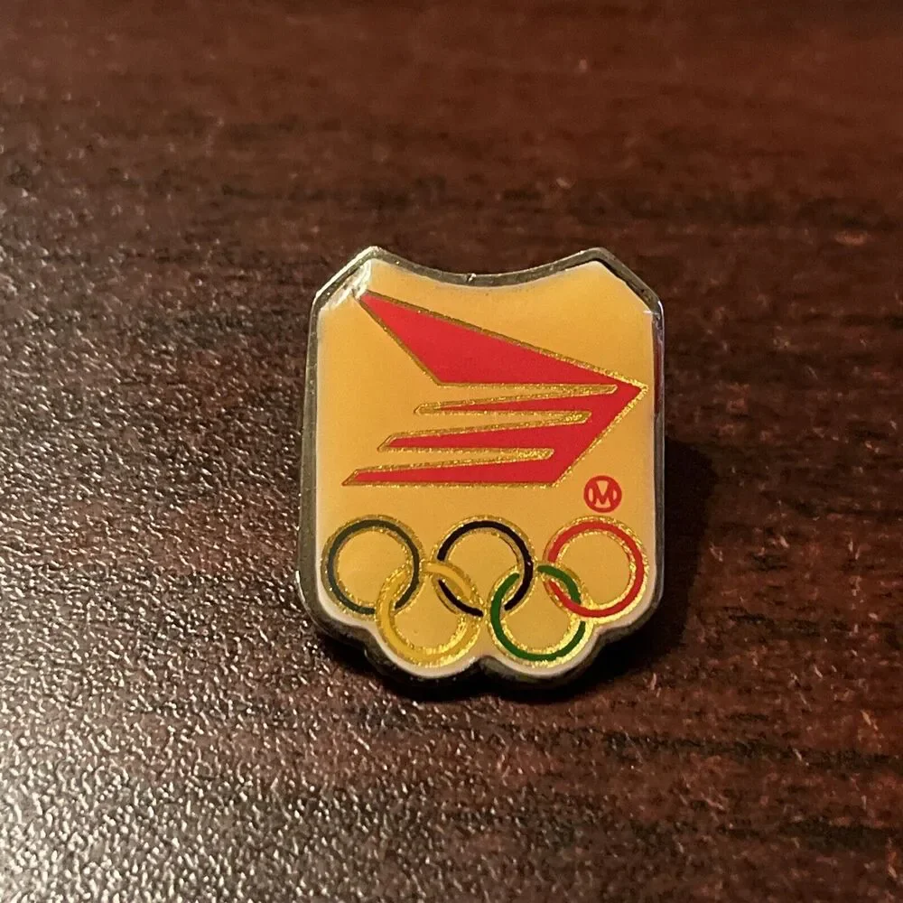 Canada Post Mail Service Olympic Rings‎ Lapel Hat Pin